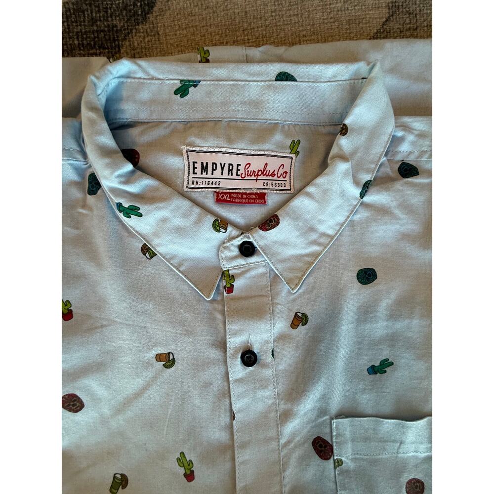 Margarita, Cactus, and Lucha Libre Shirt - New - XXL - Empyre Surplus Company